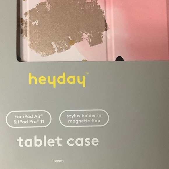 Abstract Pink and Gold Tablet Case iPad Pro 11 - Picture 4 of 12